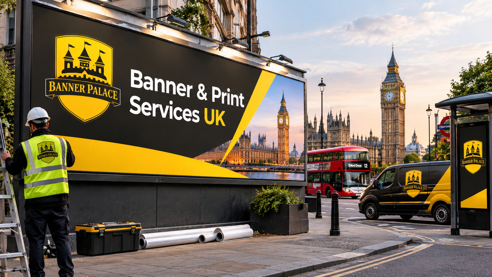 Banner and print services UK by Banner Palace London